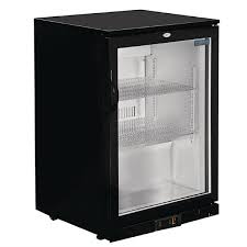 Polar Frigo bar + porte vitrée 128L - Noir